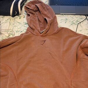 Gymshark Brown Pullover Sweatshirt Hoodie